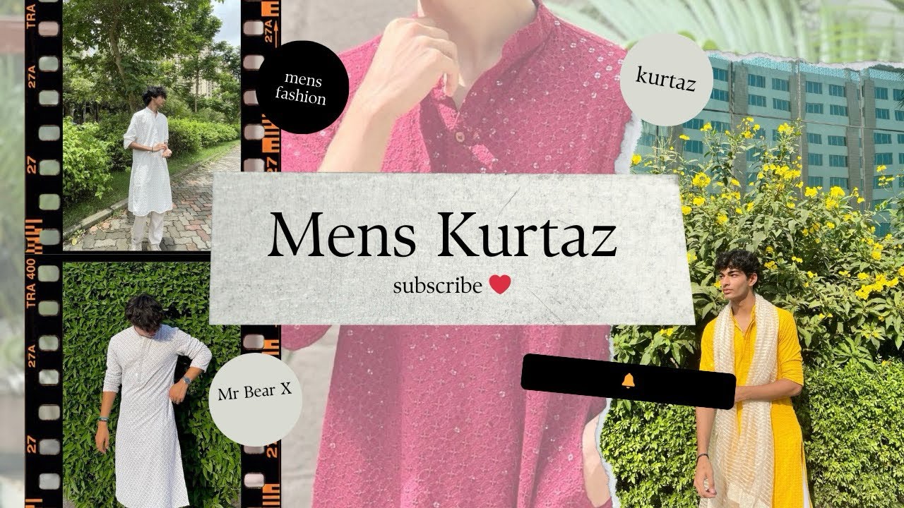 Men's Kurtas: Buy Ethnic Kurta Set for Men Online - Kalki Fashion // Mr Bear X