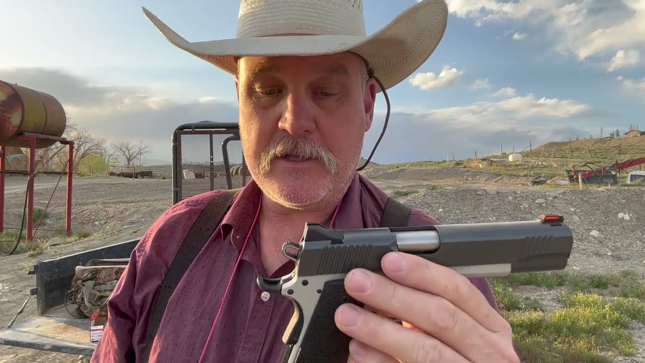 Kimber 1911, полноразмерная рама из сплава толщиной 9 мм