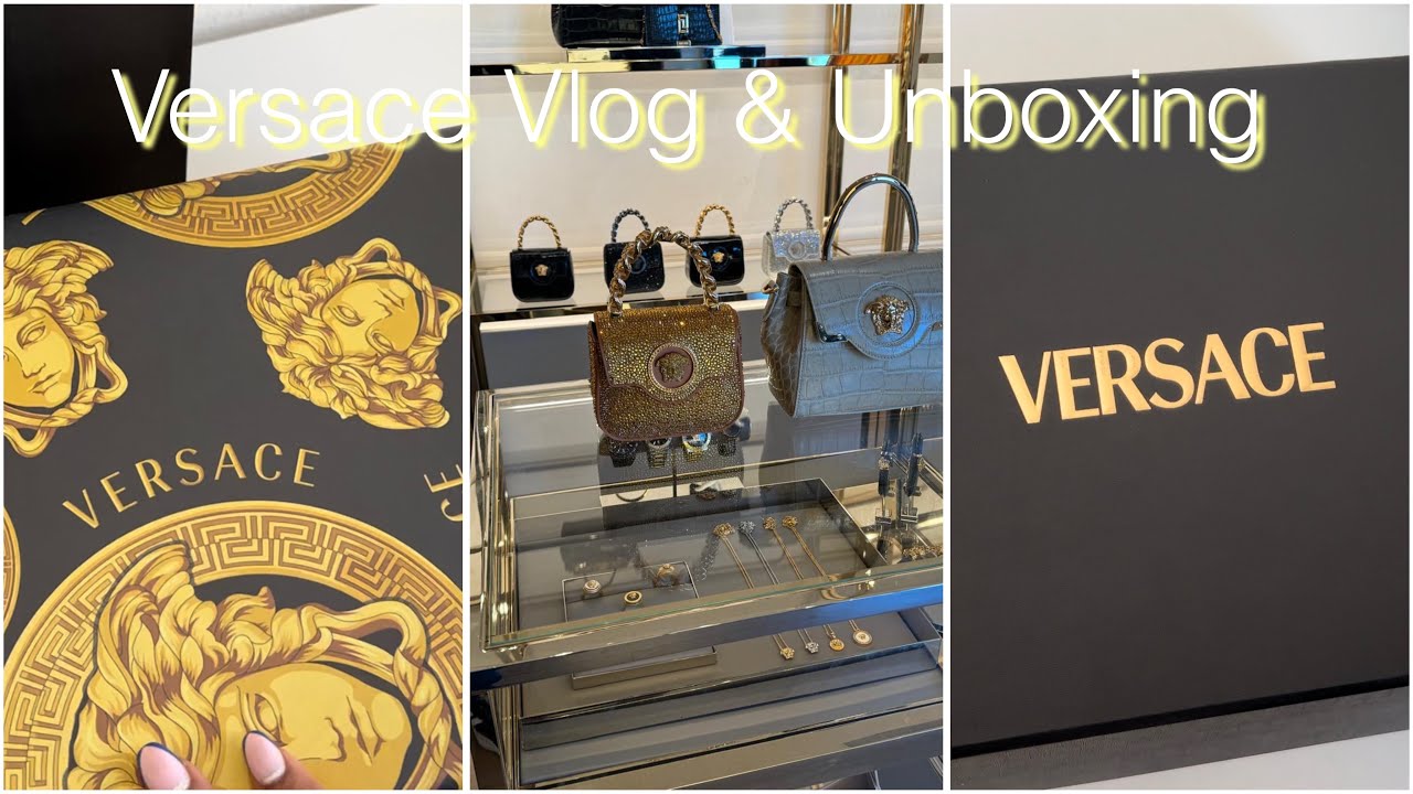 Versace shopping and unboxing  vlog | Joy
