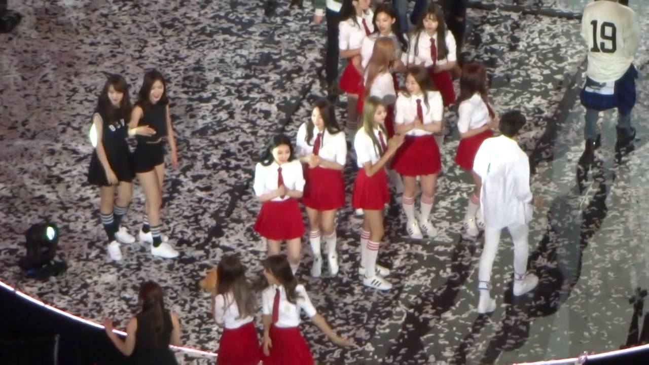 KCON16LA Ending - I.O.I, DEAN, GFRIEND, Block B, Turbo, Amber, SHINee fancam