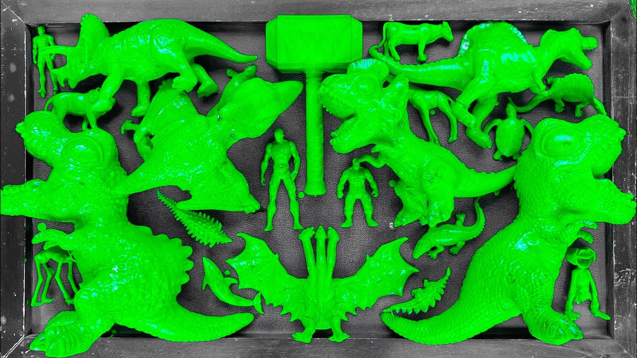 Jurassic World Dominion Dinosaurs: T-rex, Brachiosaurus, Catnap, Godzilla, Skibidi, Tung Tung Sahur