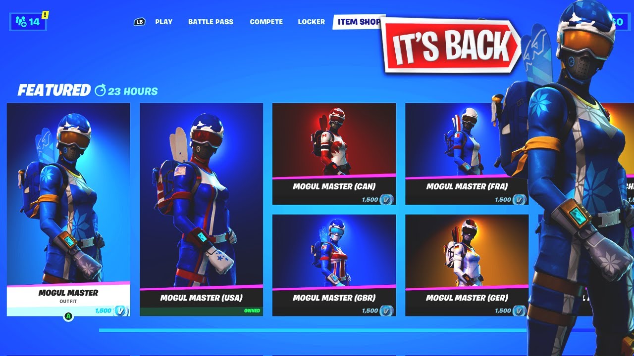Return Of The Mogul Masters SKINS!! In Fortnite Battle Royale (Chapter 2 Season 5)