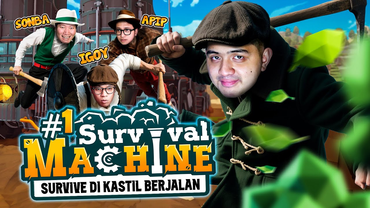 INI KEREN GAME ZOMBIE SURVIVAL KEREN !!! CASTLE BERJALAN !!! [ Survival Machine ] Part 1