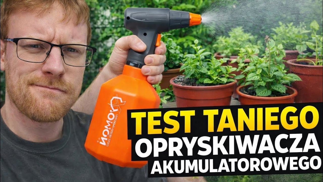 Tani opryskiwacz aku - tym razem Małe Rączki przesadził 😆