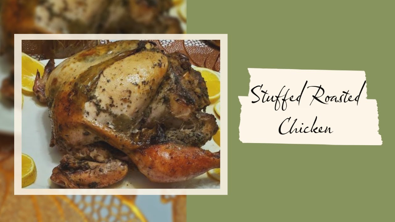 Stuffed Roasted Whole Chicken Recipe | Quick & Easy Guyanese Style