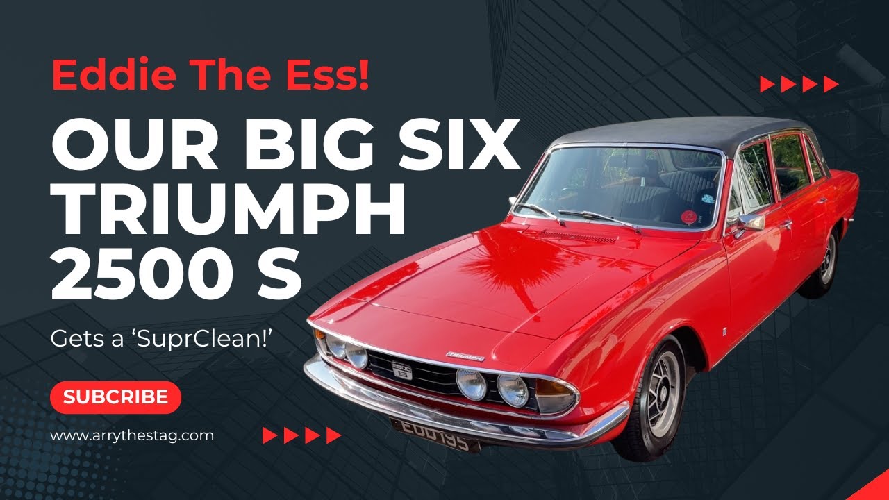 Triumph 2500 S Saloon Gets Professional Detailing! | Classic Car Super Clean Transformation