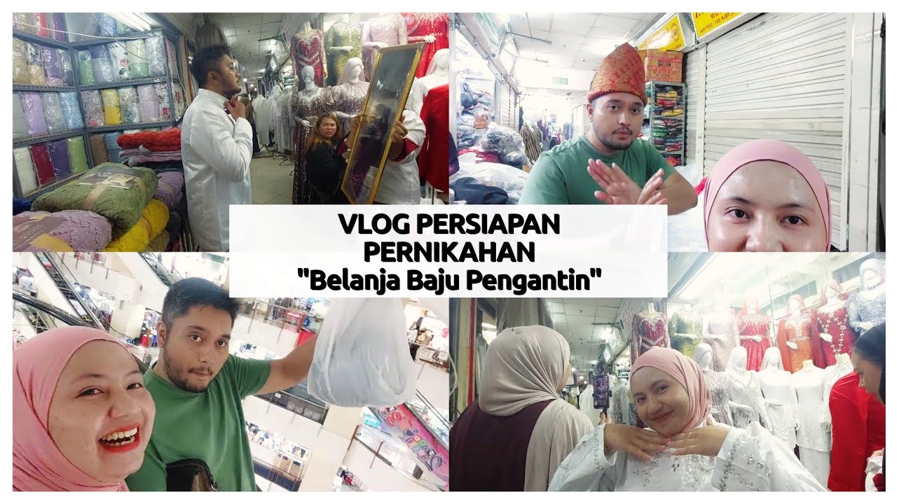 Vlog persiapan pernikahan part 3 | BELANJA BAJU PENGANTIN MELAYU ✨ | Nuri Amaliyah