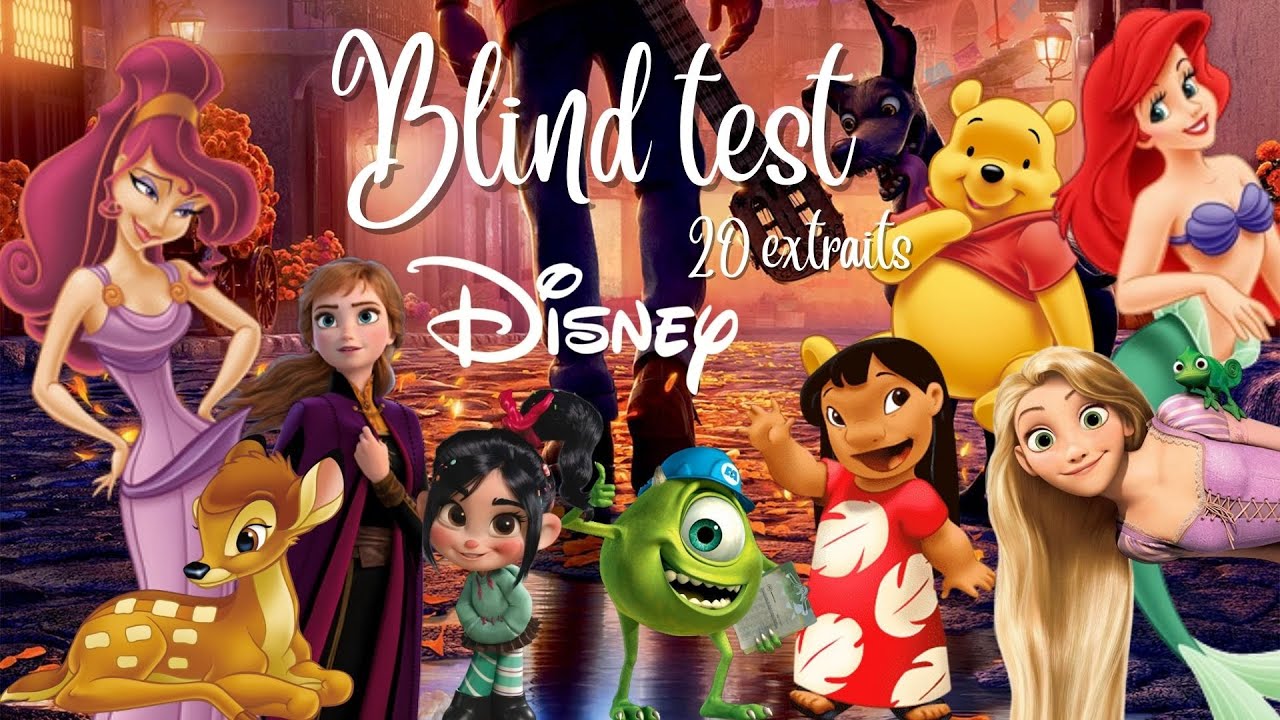 Blind Test DISNEY - Chansons - 20 extraits 🏰