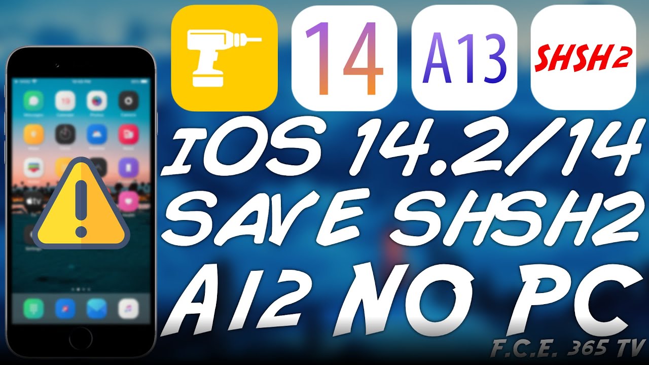 iOS 14.2 - 14 - How To Save SHSH2 Blobs For DOWNGRADE & JAILBREAK Without Computer (A12 / A13 Too!)