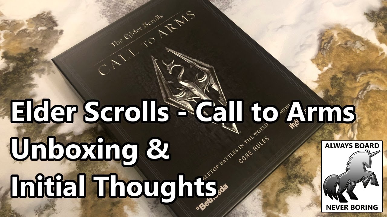 Распаковка Elder Scrolls Call to Arms | Первоначальный обзор первой волны игры Skyrim Miniatures