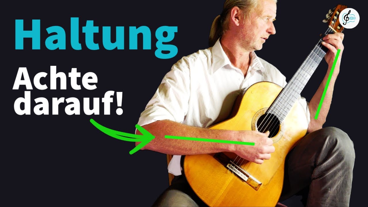 Gitarre Haltung - Auf was es bei der Gitarrenhaltung wirklich ankommt! Für Anfänger