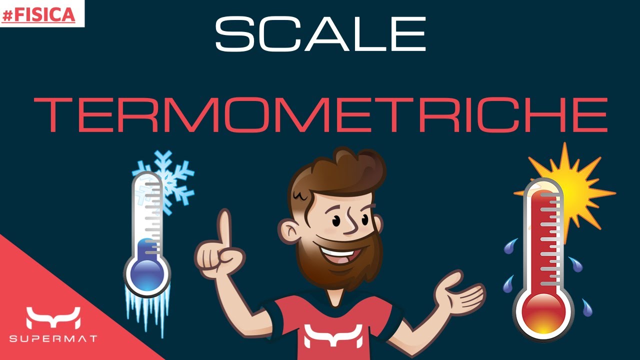 SCALE TERMOMETRICHE - Temperatura in Celsius, Kelvin e Fahrenheit