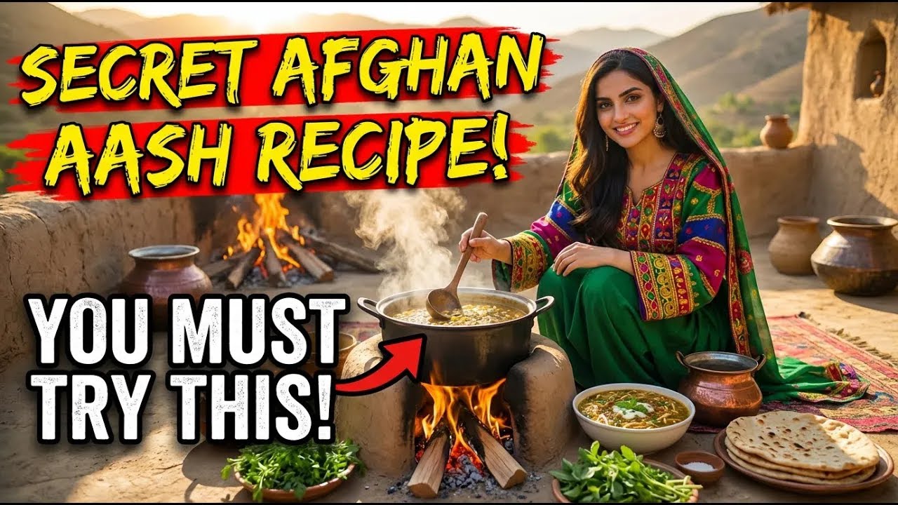 I Cooked Afghan Ash Outside for the First Time! Did it work