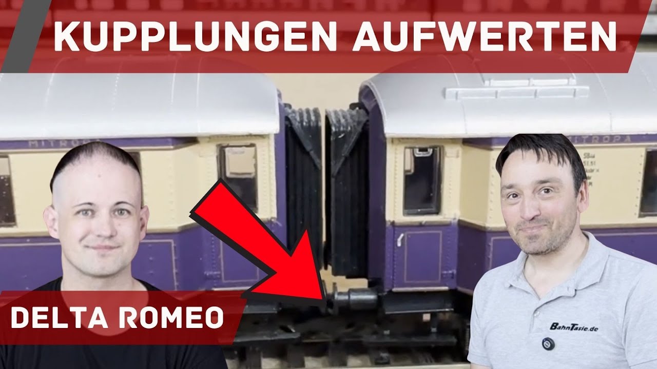 Profitipp ! Nie wieder Wagen verlieren!  - Tillig Kupplung Umbau - Delta Romeo