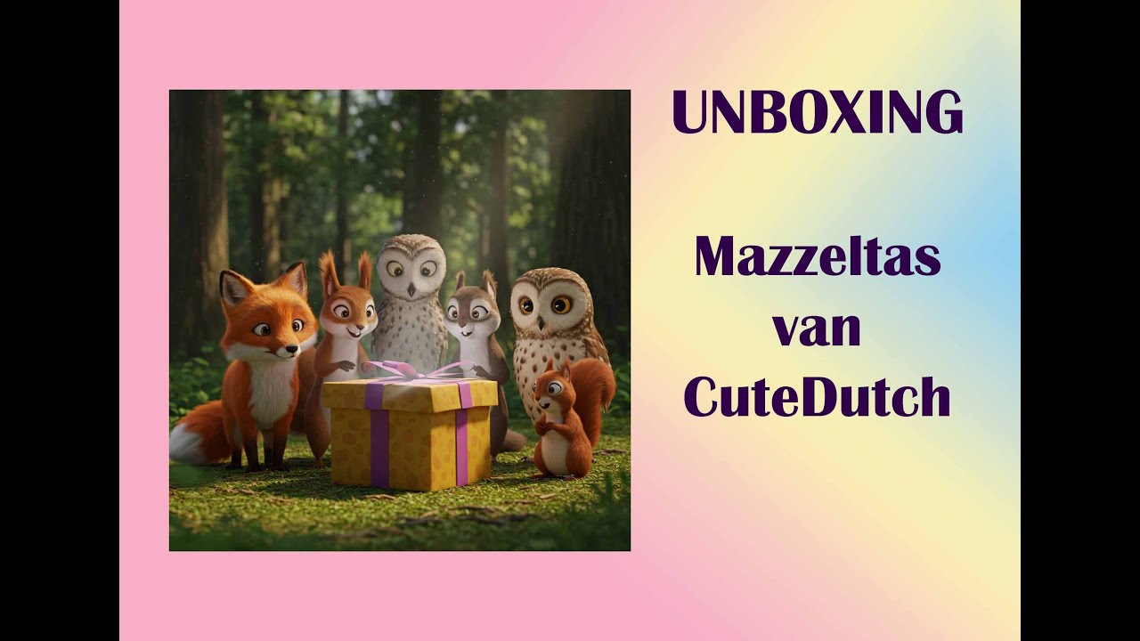 Unboxing Mazzeltas CuteDutch