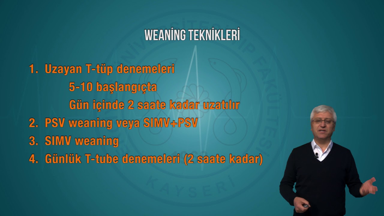 Mekanik Ventilatörden Weaning