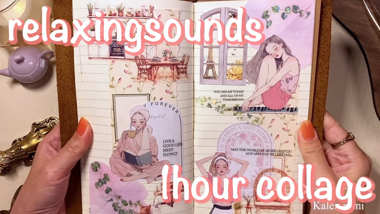 relaxingsounds🧸.•*| ASMR | sleeping | collage  | journaling
