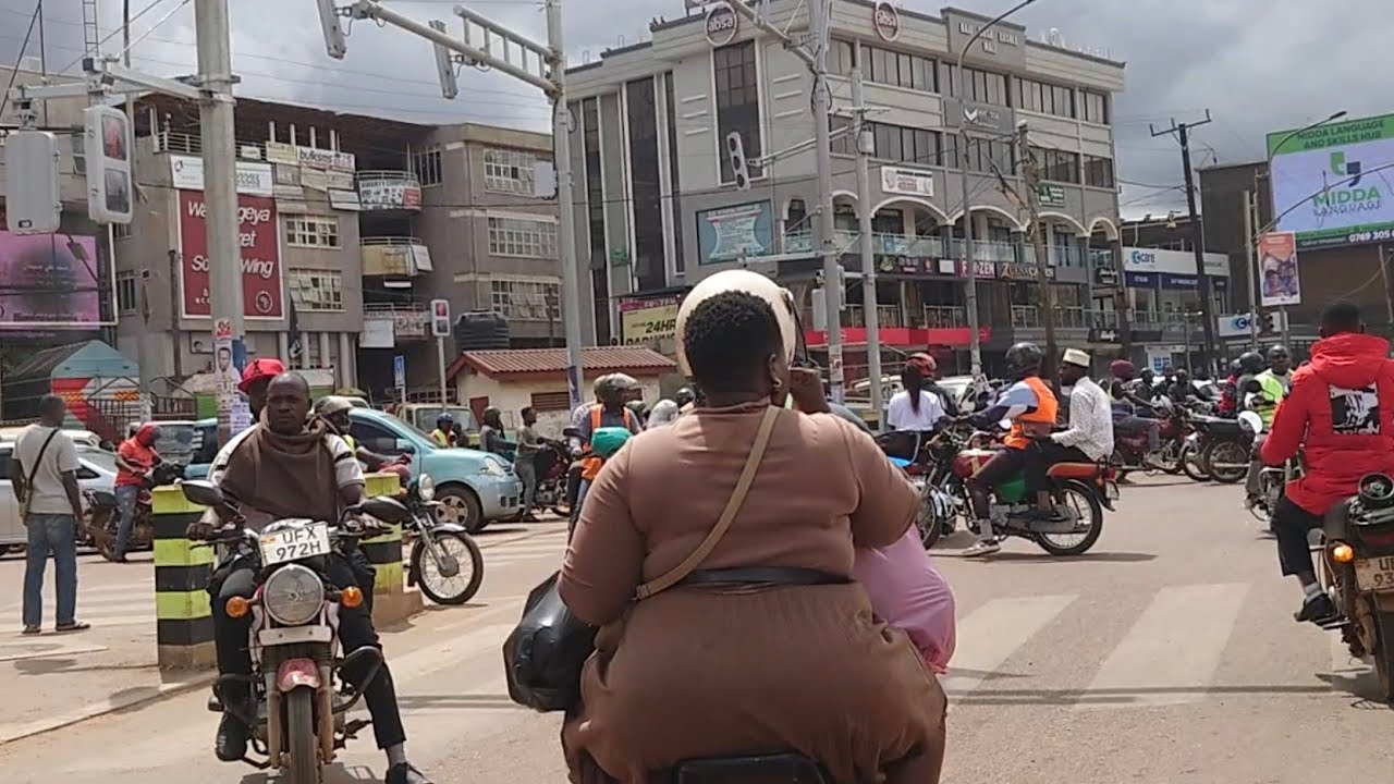 Kampala Uganda on a weekday: Aride from city square to wandegaya to makerere kikumi kikumi