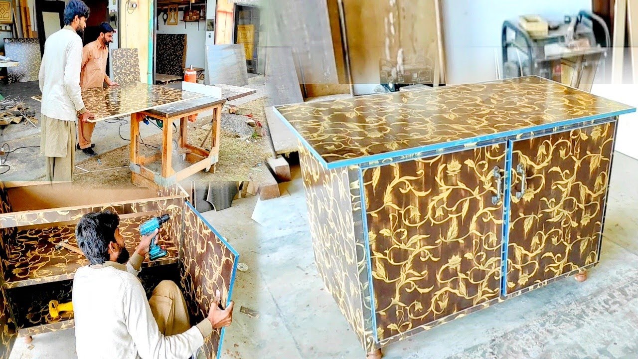 Complete Process of Making Wooden Ironing table || I Made a Wood Ironing Table.