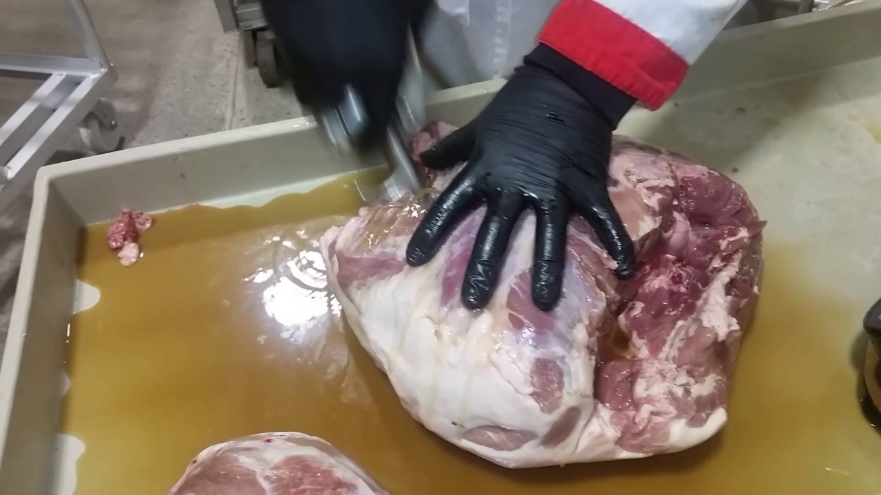 Stitch pumping a ham.