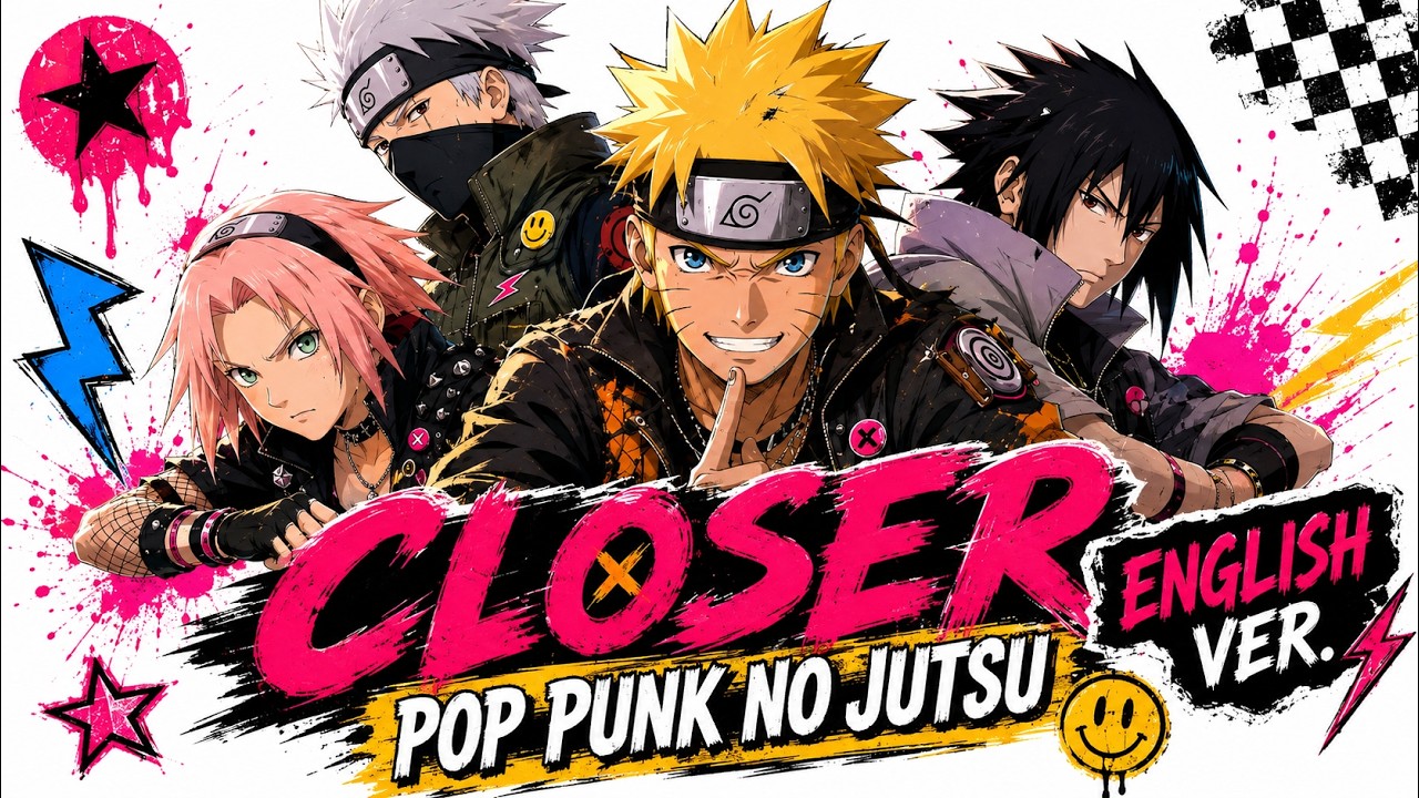 「CLOSER」English ver - Naruto Shippuden OP 4 | by PopPunk no Jutsu