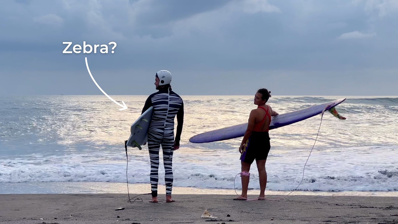 Evening Light and Rolling Waves — Kedungu Beach Surfing