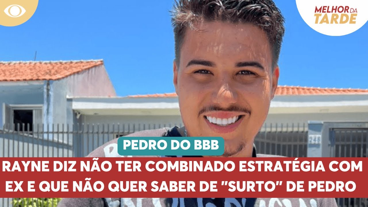 Rayne diz não ter combinado estratégia com ex e que não quer saber de 