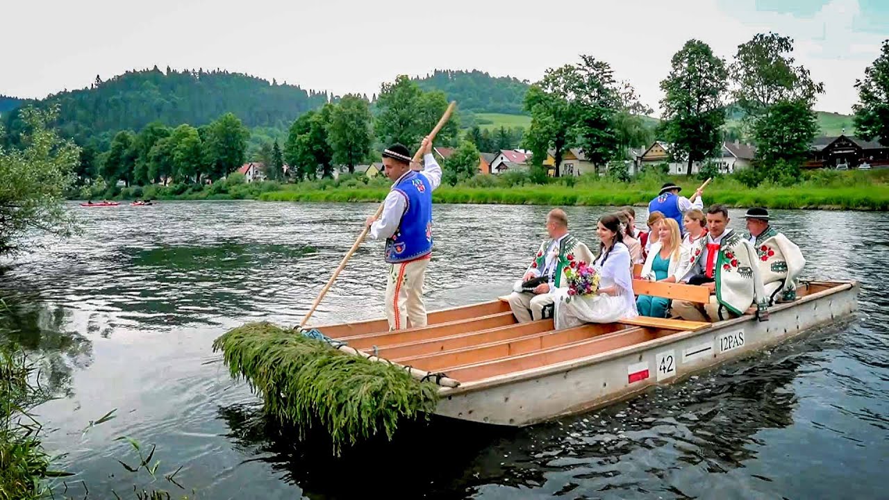 Tratwą na wesele. Spływ Dunajcem łodzią flisacką