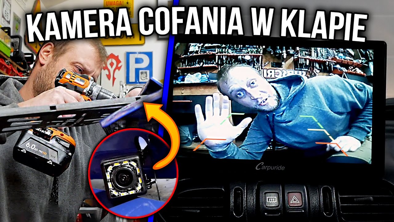 Kamera cofania na przycisk, montaż w klapie bagażnika - Fox Corner