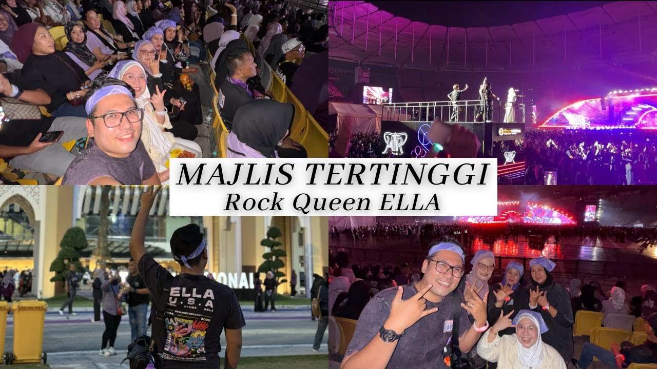 VLOG #23 - concert rock queen ELLA + shopping raya 🤟🏼💫