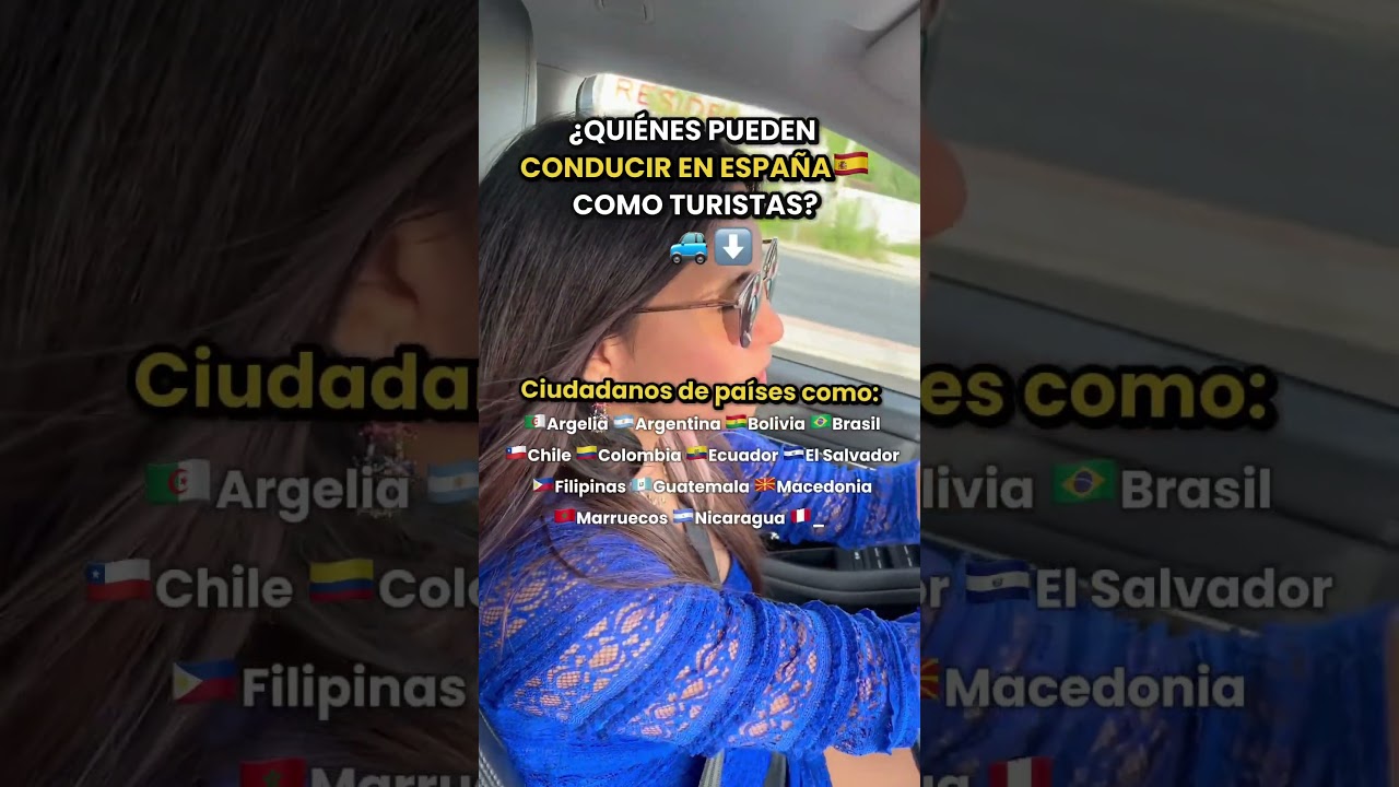GUÍA PARA TURISTAS: Manejar o Conducir en ESPAÑA  