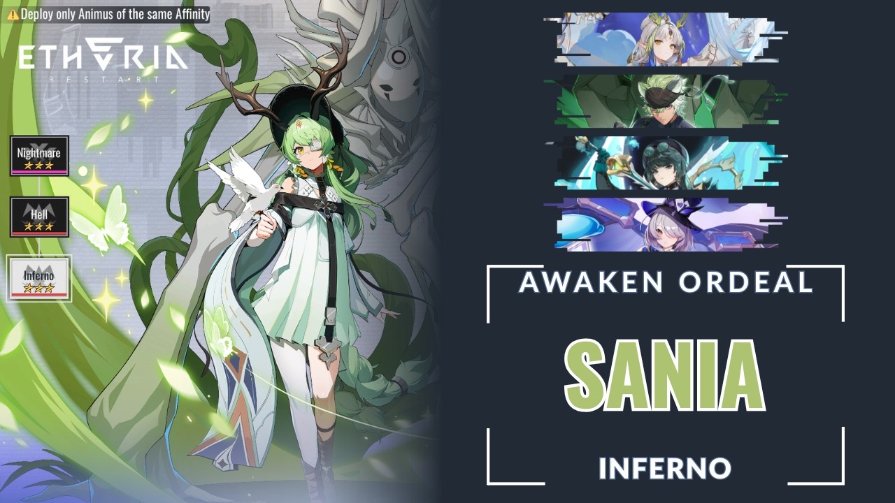 Etheria: Restart - Awaken Ordeal Inferno - Sania (w/ Xuan Li)