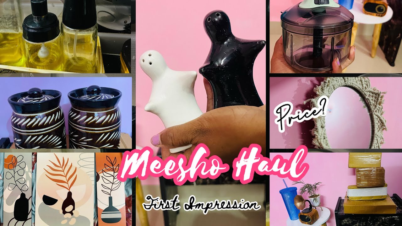 My 1st Meesho Haul🛍️| 1st Impression | worth👍 or not👎 | Kitchen finds🔪| Home decors🏡