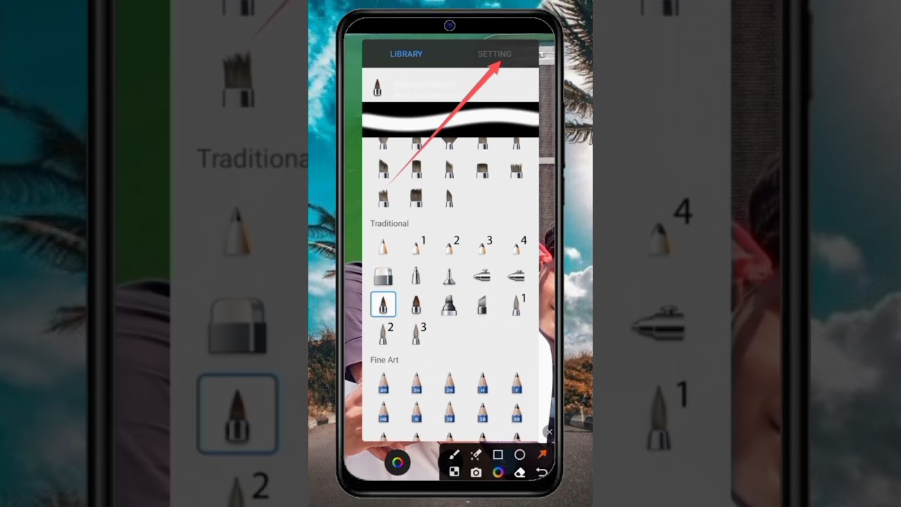 Autodesk Sketchbook Face Smooth New Trick 2023 | #autodesk #shorts #viral #trending #short #editing