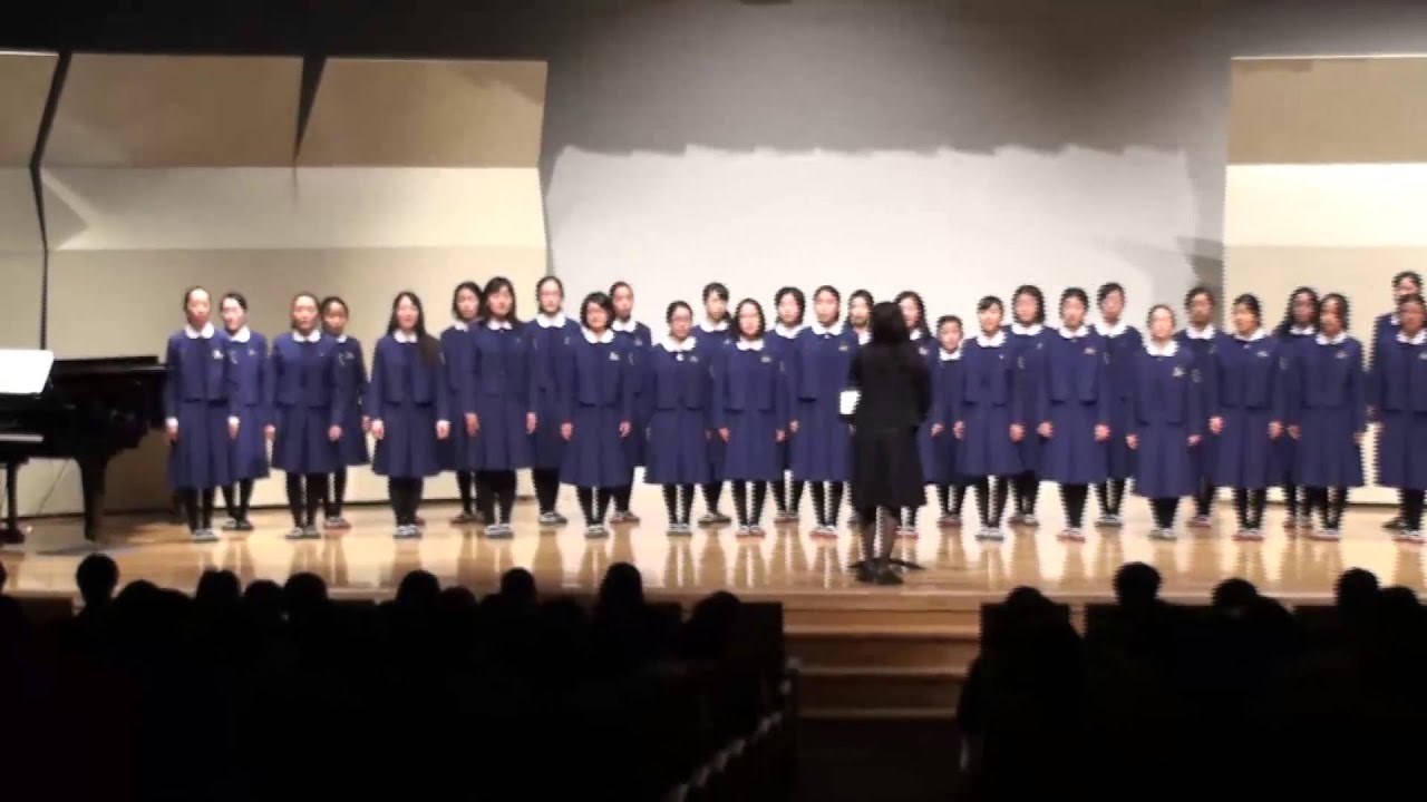 茨城キリスト教学園中学校2013校内発表会コーラス部