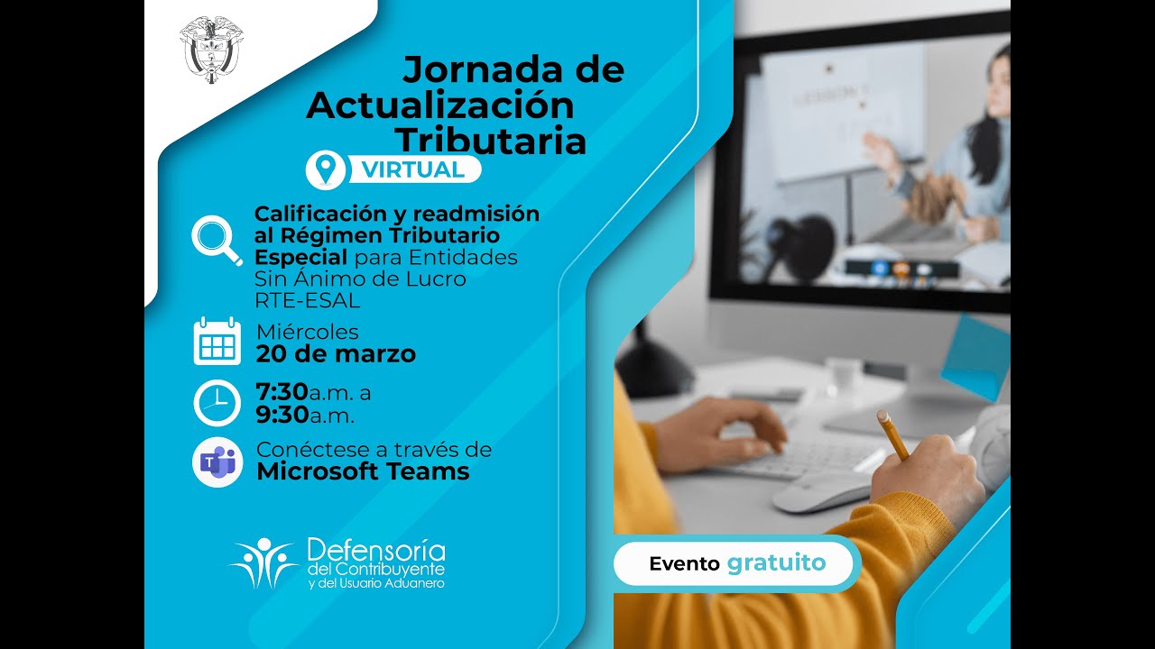 Evento Calificación y Readmisión al Régimen Tributario Especial para Entidades Sin Ánimo de Lucro
