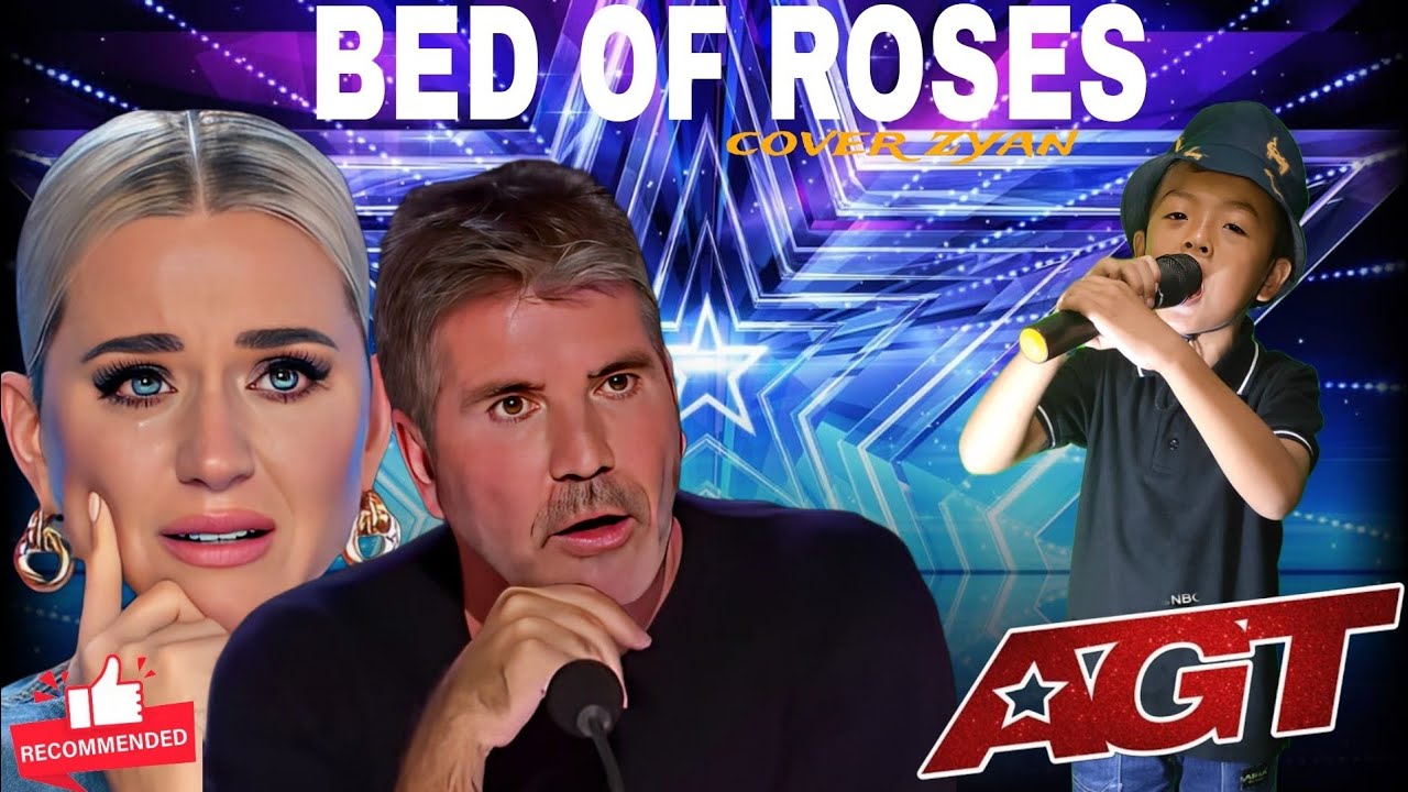 6 Year old boy Surprises singing Bed of Rose in America's Got Talent.