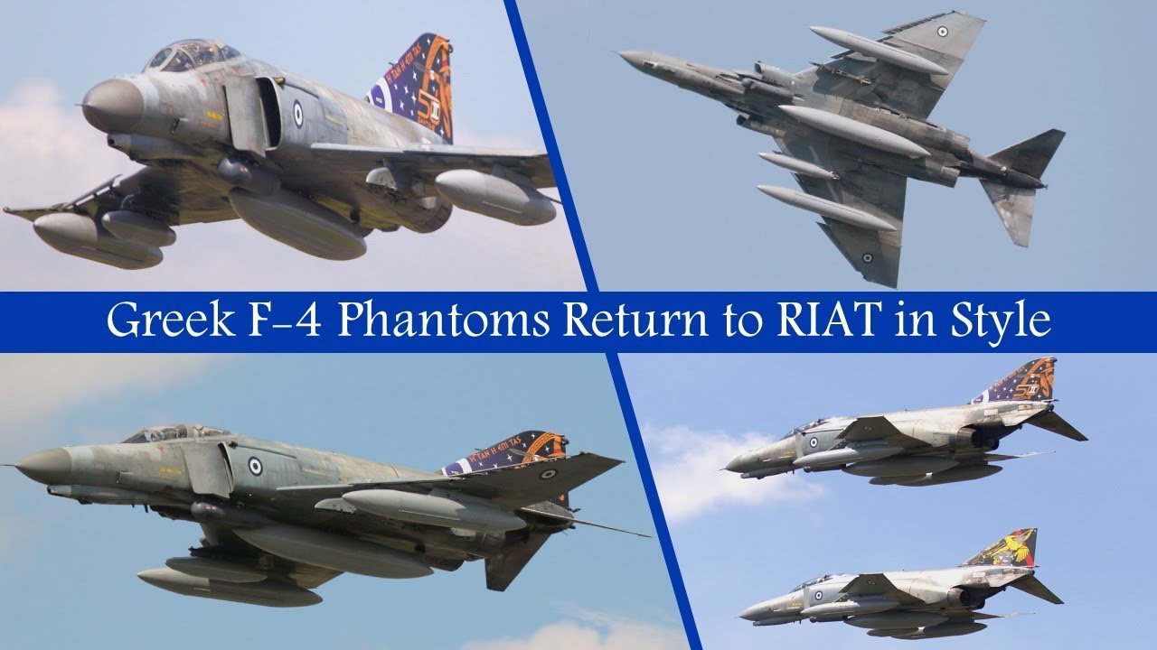 Greek F-4 Phantoms Return to RIAT in Style!