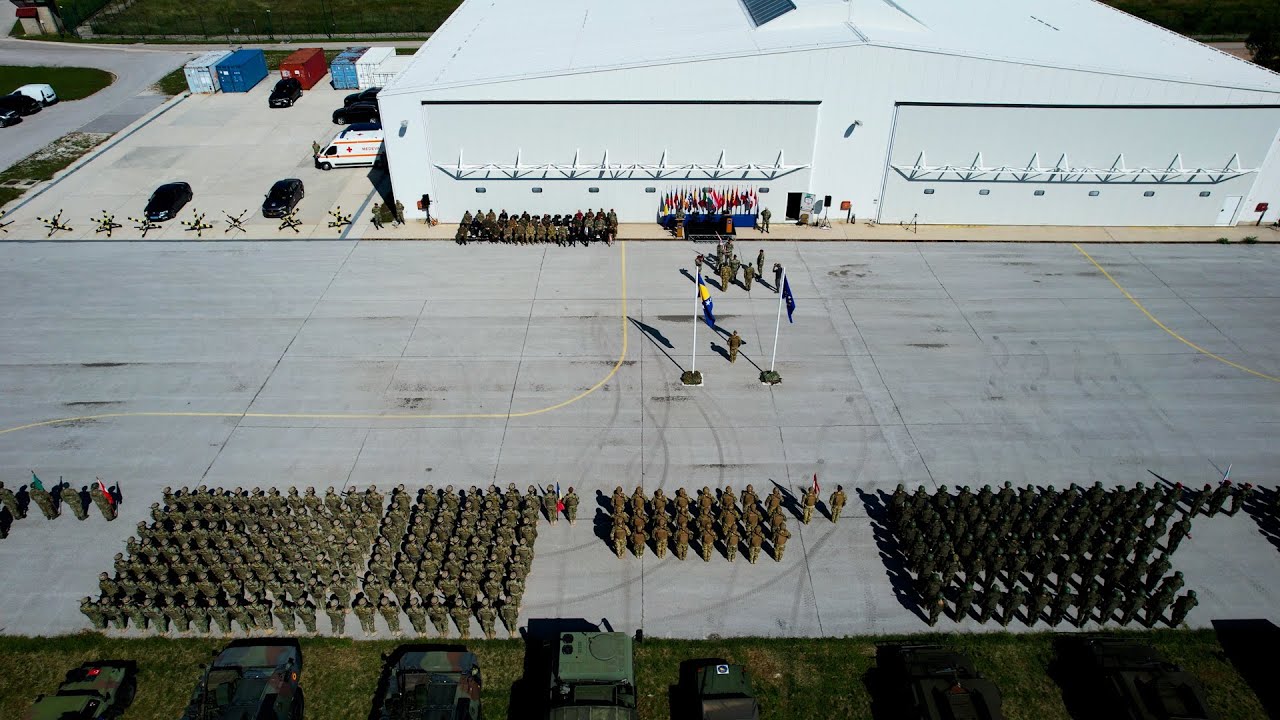 Change of Command Ceremony for EUFOR’s Multinational Battalion