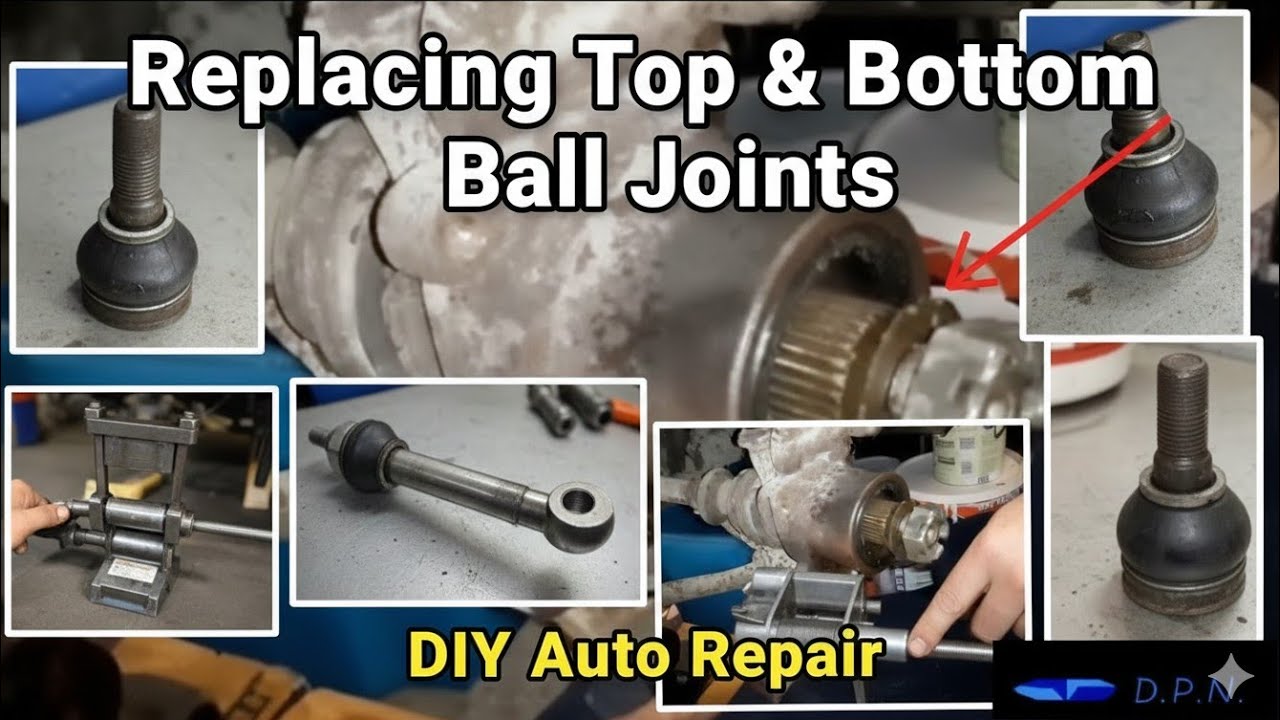replacing the top and bottom ball joints MG Metro Austin Metro