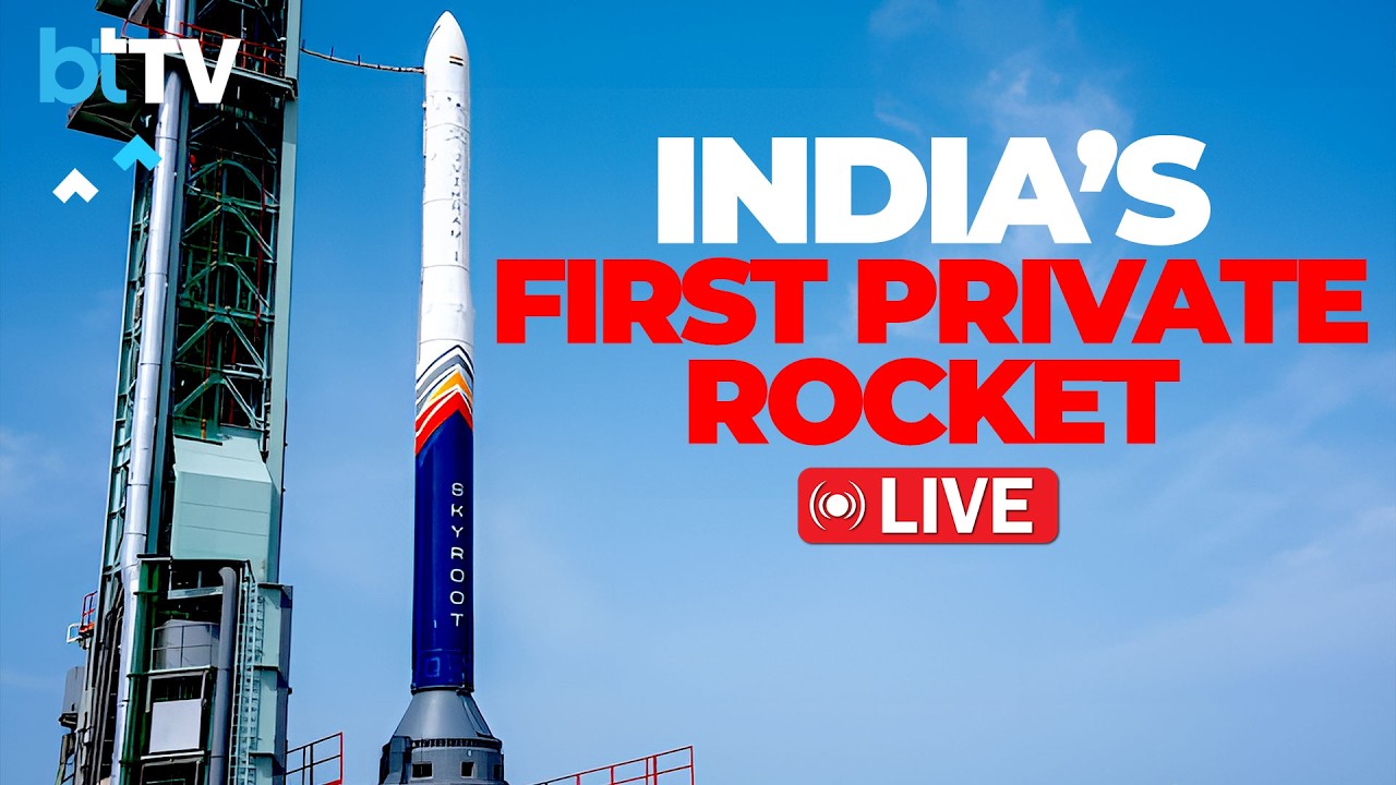 LIVE India&rsquo;s First Private Orbital Rocket Launch | Skyroot&rsquo;s Vikram-1 Mission