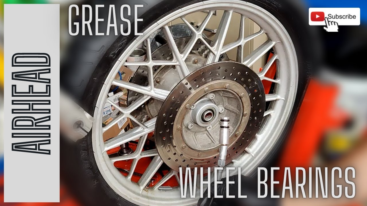 BMW Airhead — смажьте подшипники колес
