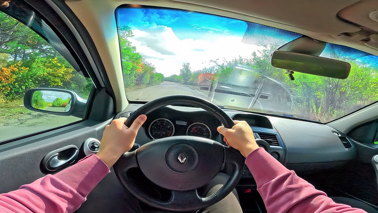 Renault Megane 2 POV Test Drive Real Driving Experience (1.5 dCi 106 HP)
