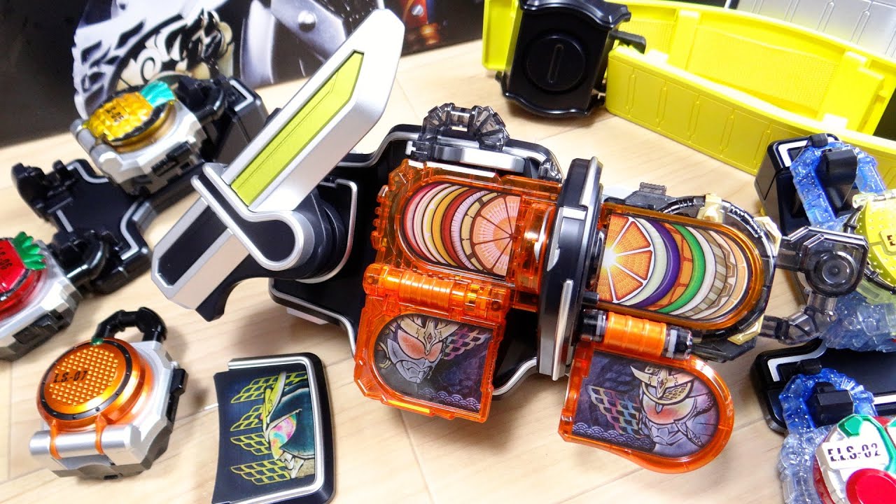 プレバン限定 CSM戦極ドライバー！オレンジ→カチドキ→極アームズに変身 葛葉紘汰セット レビュー！ロックシード3種＋ベルト2種付属！仮面ライダー鎧武/ガイム