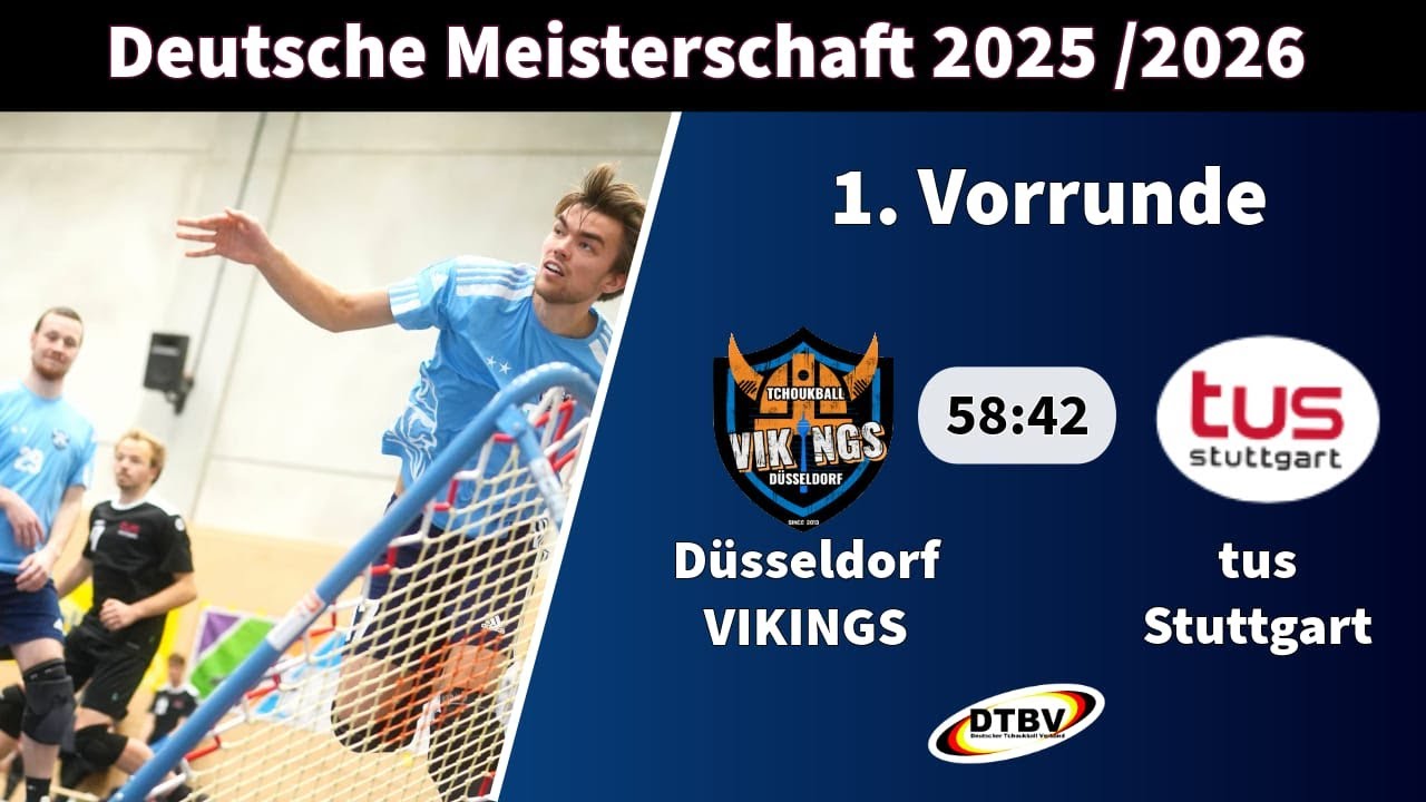 Deutsche Meisterschaft 2026 – Düsseldorf VIKINGS vs. tus Stuttgart – 1st matchday