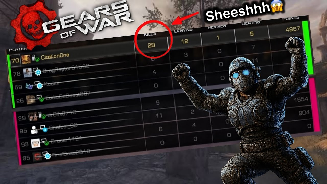 Я крушил всё в метро в Gears of War Reloaded.