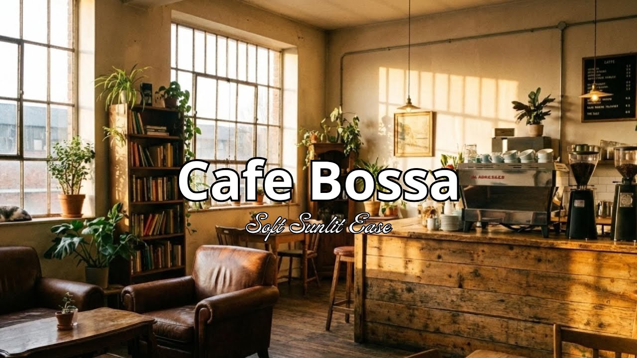 Soft Sunlit Ease in Cafe Bossa for Work, Study & Relax