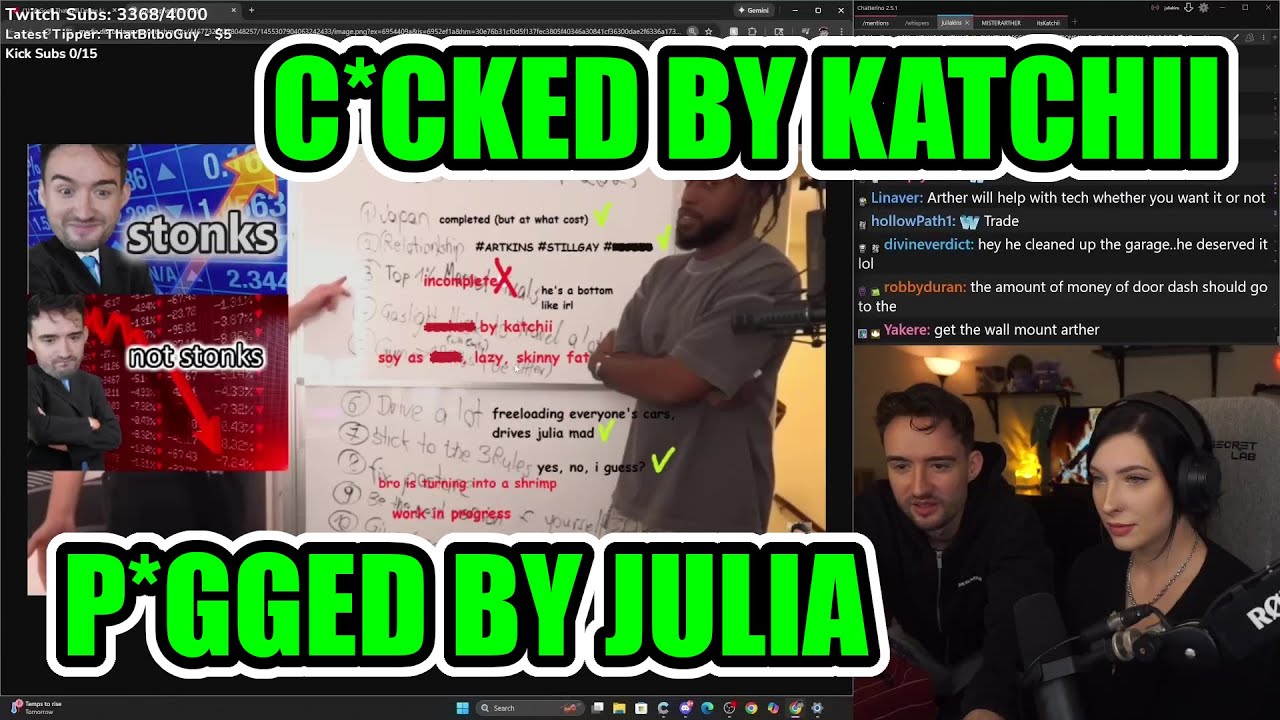 Arther reacts to the meme about his 2025 goals feat. Juliakins