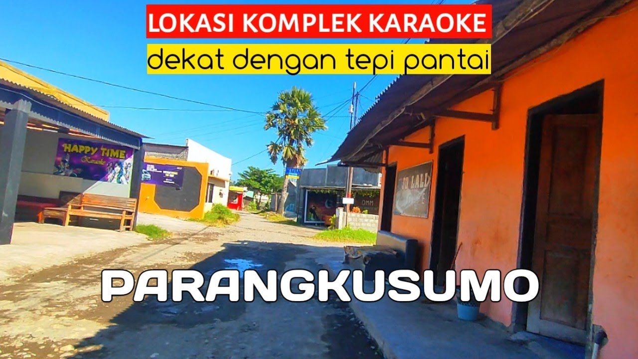 𝗝𝗢𝗚𝗝𝗔❗Inilah lokasi komplek karaoke di pantai Parangkusumo saat siang hari.