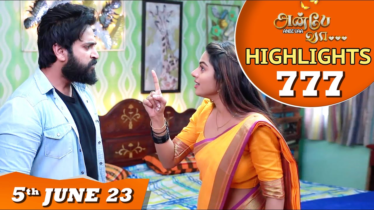 Anbe Vaa Serial | EP 777 Highlights | 5th June 2023 | Virat | Delna Davis | Saregama TV Shows Tamil